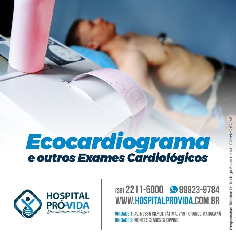 O ecocardiograma, bem como outros exames cardiológicos, é recomendado para pacientes que apresentem esses sintomas.